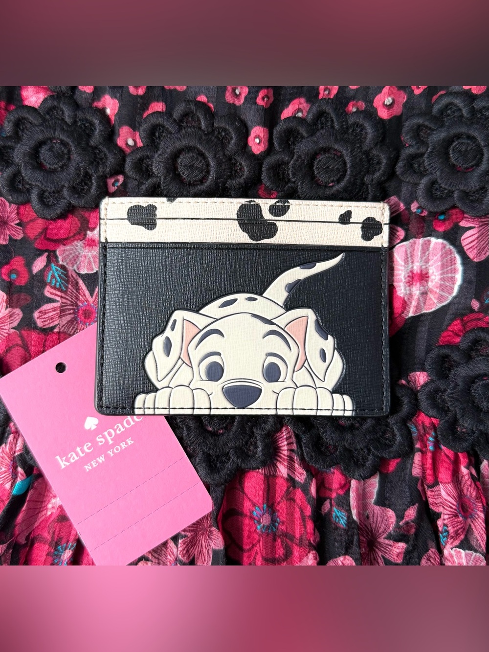 Kate Spade x Disney 101 Dalmatians Small Slim Card Holder